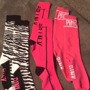 Victoria secret Pink knee high socks